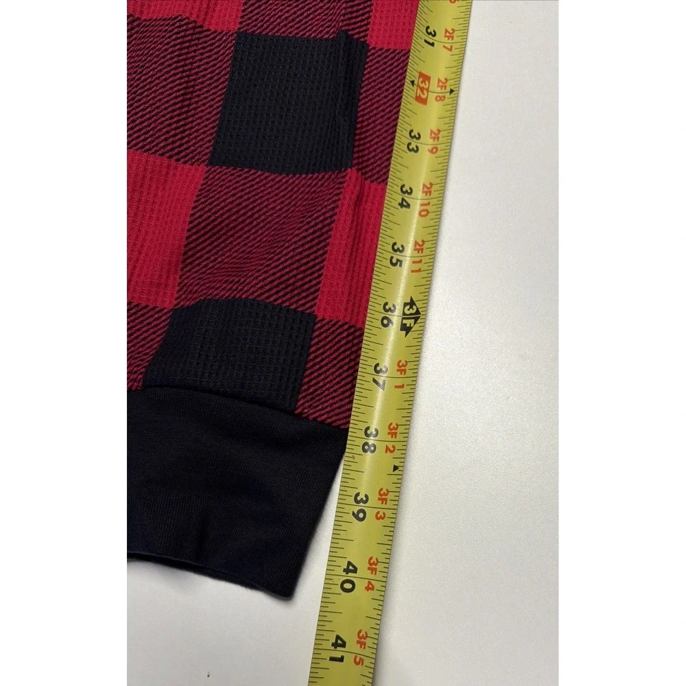 PJ Place Pajama Set 2pc Kids‎ size 16 Red Black Buffalo Check 100% Cotton